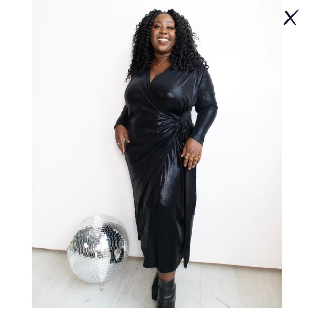 NWT Smash + Tess x Jaimmy Koroma Confidence Wrap Midi Dress size 2